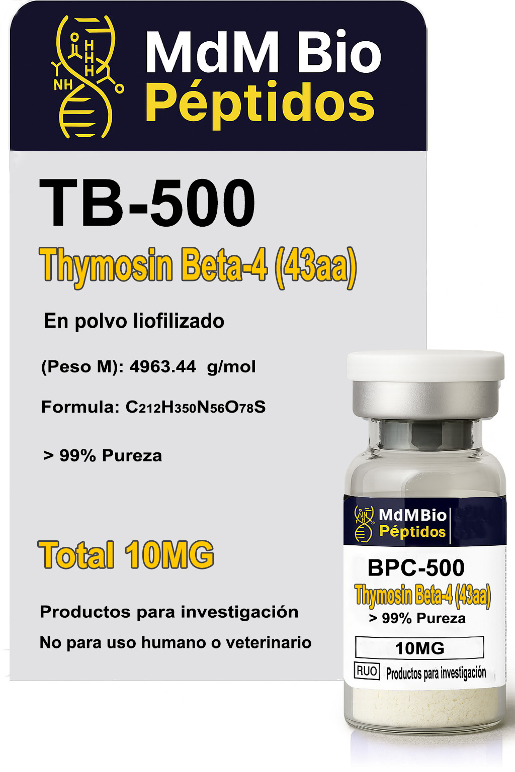 TB-500 (Thymosin Beta-4) (43aa) 10MG